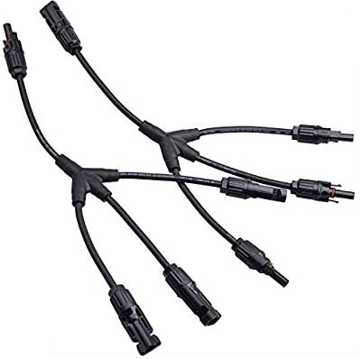 CONECTOR MC4 - 3 EN 1 (TIPO TRIPLE) PAR MACHO Y HEMBRA