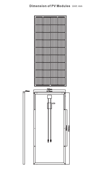 PANEL SOLAR MONOCRISTALINO 210W 12V