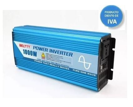 INVERSOR 1000W 12V  ONDA PURA