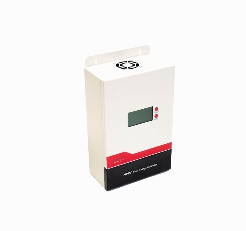 Controlador De Carga Solar MPPT 60A De Keenso - Para Baterías De 12V/24V, Con Pantalla Digital Y 4 Puertos USB